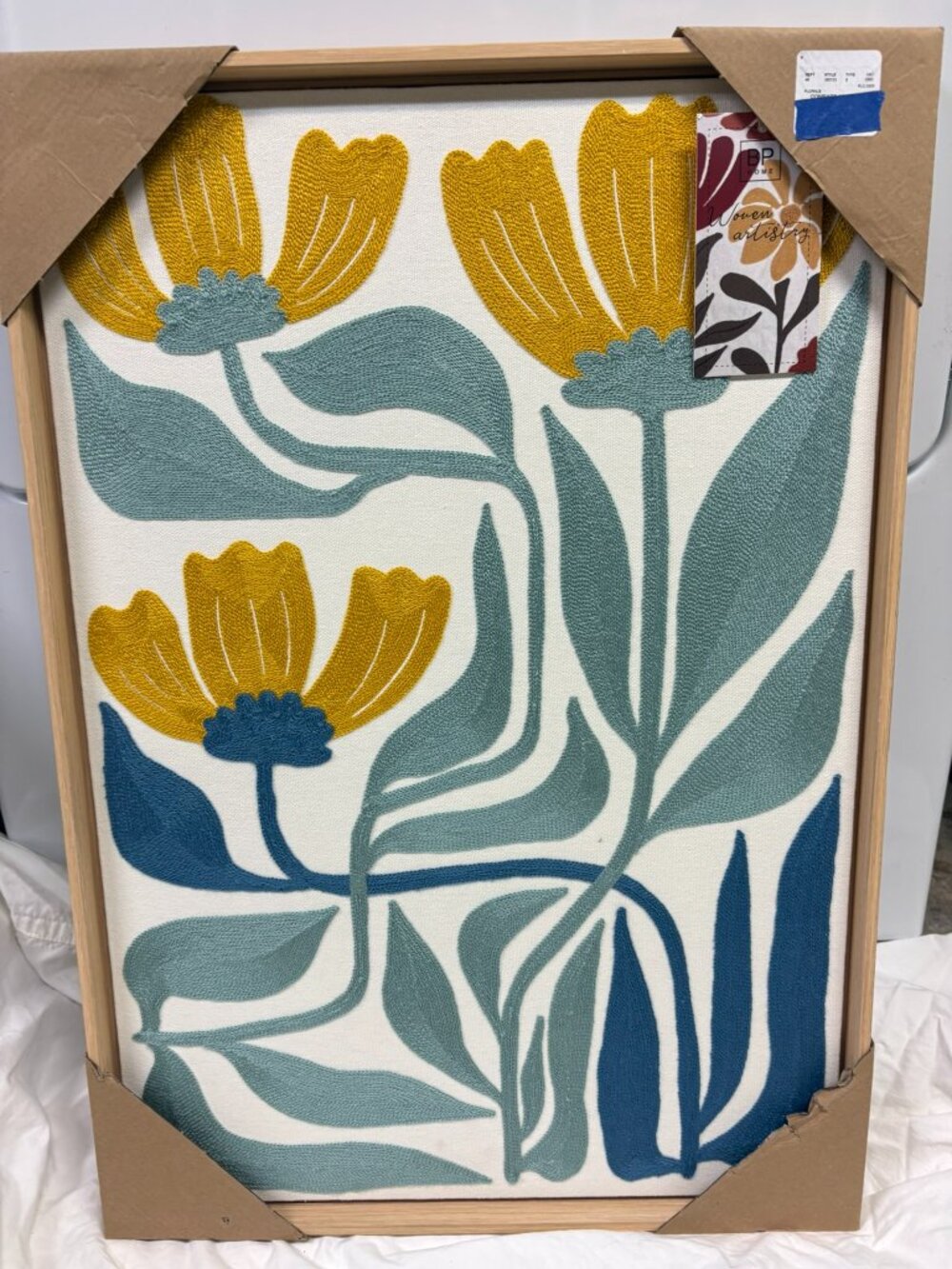bp home wall art flowers 18x26 NWT